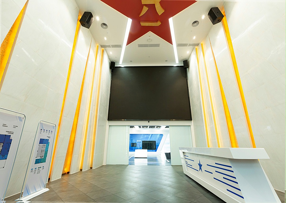 深圳展厅装修设计-特色数字展厅实景图-科技风展厅设计