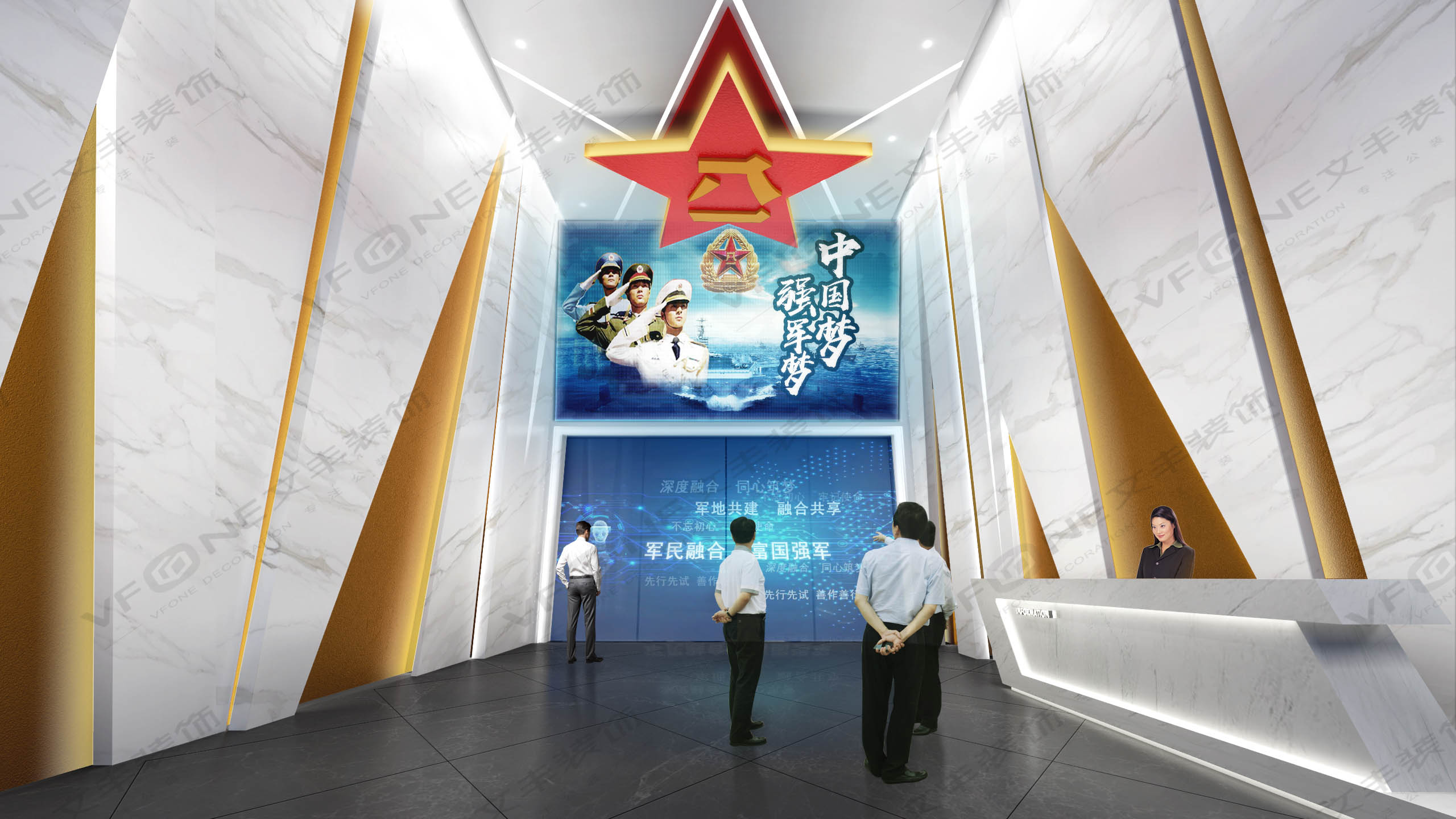 深圳高端展厅装修公司告诉你：恢弘大气的展厅设计到底好在哪？